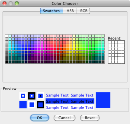 Color Chooser Mac